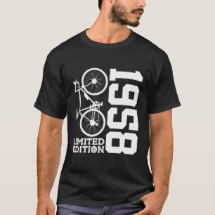 Fietser 1958 Fiets 65e racefiets T-shirt