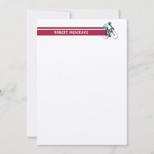 Fietser #2 notitiekaartje (Voorkant)