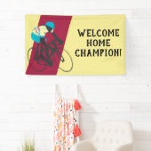 Fietser #2 spandoek (Insitu)