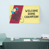 Fietser #2 spandoek (Beurs)