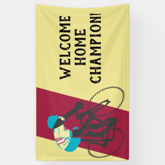 Fietser #2 spandoek (Verticaal)