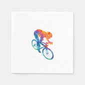 Fietser Abstracte Fiets Wielrennen Mountainbike Ca Servet (Voorkant)