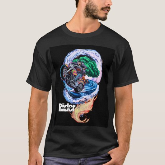 Fietser avontuur t-shirt (Voorkant)