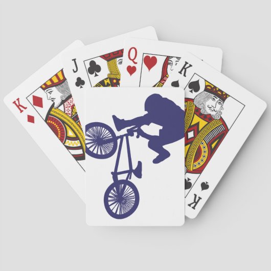 Fietser BMX Speelkaarten (Achterkant)