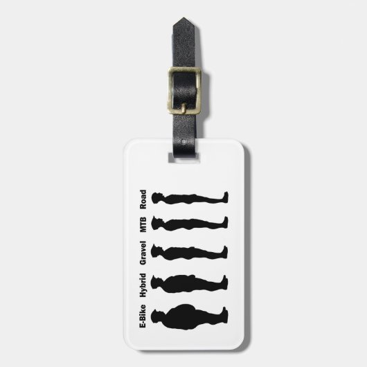 Fietser Evolution Roadie Bagagelabel (Voorkant verticaal)