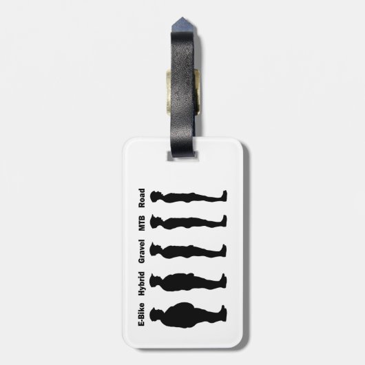 Fietser Evolution Roadie Bagagelabel (Achterkant verticaal)