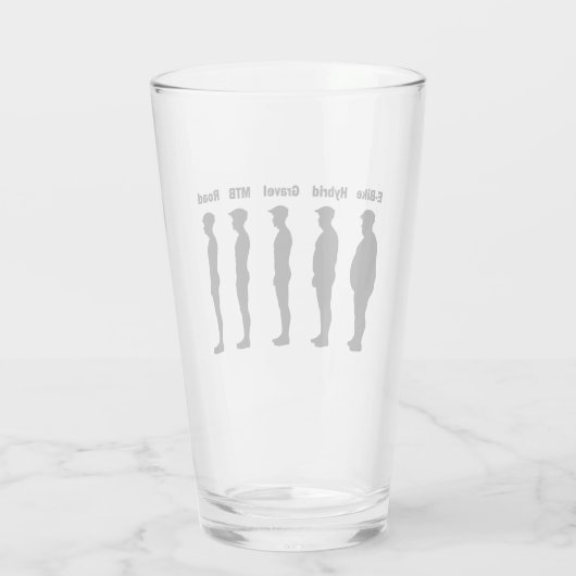 Fietser Evolution Roadie Glas (Achterkant)