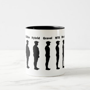 Fietser Evolution Roadie Tweekleurige Koffiemok