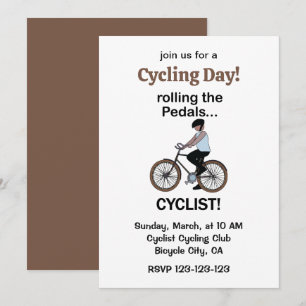 Fietser Fiets Fietsen Dag Kaart