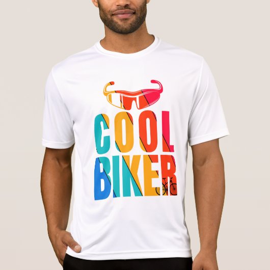 Fietser Fiets Koel Fietsen T-shirt (Voorkant)
