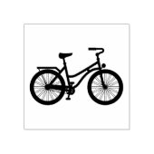 Fietser - Fiets Rubberstempel (Afrduk)