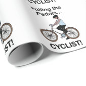 Fietser Fiets Wielrenner Liefhebber Cadeaupapier (Rol Hoek)