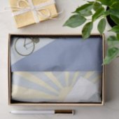 Fietser Fietsen op Mountain Road Bike Tissuepapier (Geschenk)