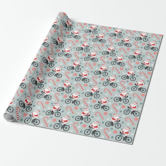Fietser Fietsen Vakantie Gift Cadeaupapier (Uitgerold)