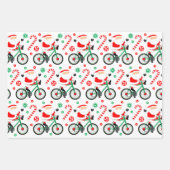 Fietser Fietsen Vakantie Gift Inpakpapier Vel (Voorkant 3)