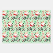 Fietser Fietsen Vakantie Gift Inpakpapier Vel (Voorkant)