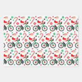 Fietser Fietsen Vakantie Gift Inpakpapier Vel (Voorkant 3)