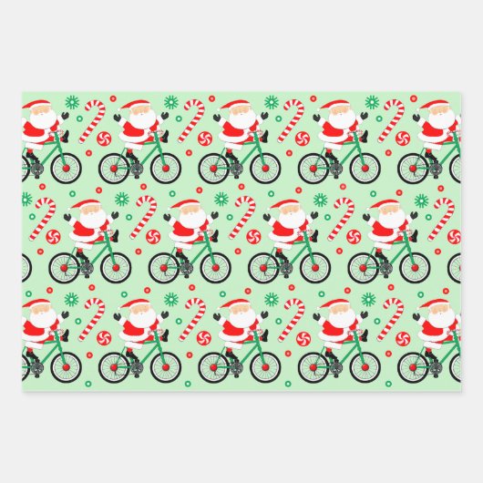 Fietser Fietsen Vakantie Gift Inpakpapier Vel (Voorkant)