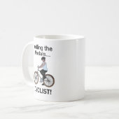 Fietser Fietsen Wielrenner Koffiemok (Voorkant links)