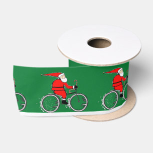 Fietser Fietst Kerstcadeau Satijnen Lint