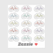 Fietser Fietstracker Planner Sticker (Vel)