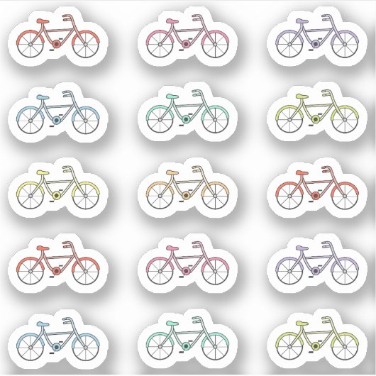 Fietser Fietstracker Planner Sticker (Voorkant)