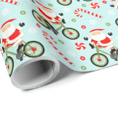 Fietser Fietsurlaub Geschenk Cadeaupapier (Rol Hoek)