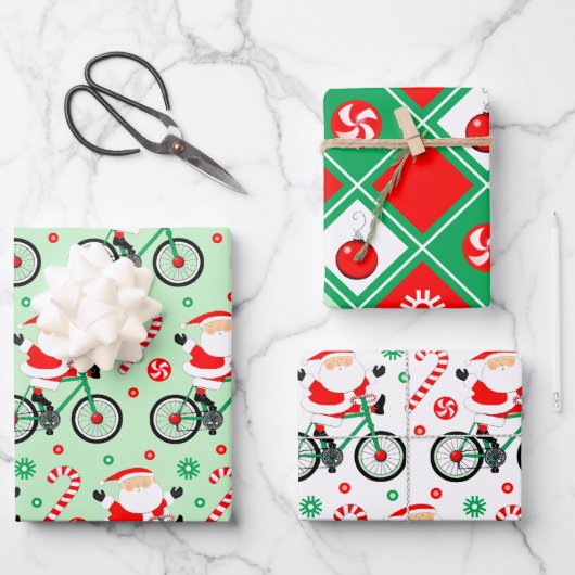 Fietser Fietsvakantie Cadeau Inpakpapier Vel (Voorkant)