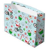 Fietser Fietsvakantie Grote Cadeautas (Achterkant Gekanteld)