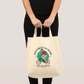 Fietser - Geniet van elk Moment Tote Bag (Voorkant (product))