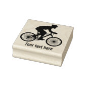 Fietser gepersonaliseerd rubberstempel (Stempel)