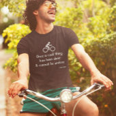 Fietser grappig fietsen Cool thing bike Naam toevo T-shirt