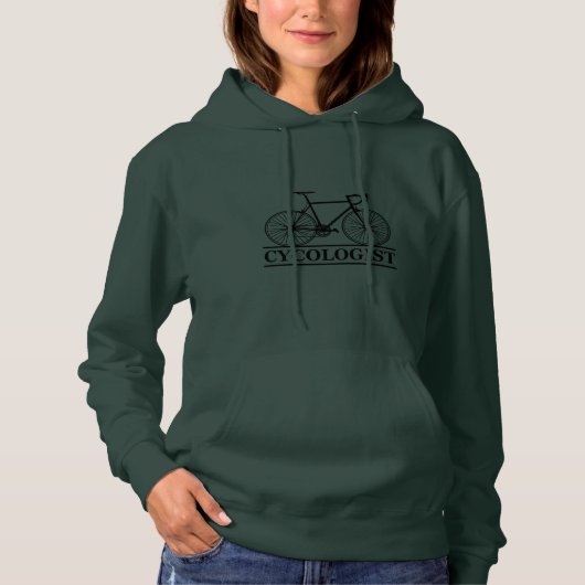 Fietser - Grappige Fietsspreuk Hoodie (Voorkant)