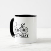 Fietser - Grappige Fietsspreuk Mok (Voorkant links)