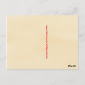 Fietser Happy Birthday Briefkaart (Achterkant)