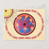 Fietser Happy Birthday Briefkaart (Voorkant)