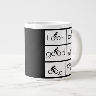 Fietser Humor Grote Koffiekop
