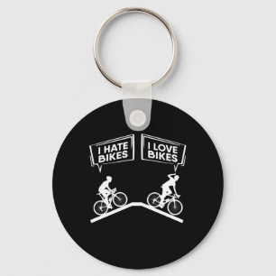 Fietser I Love Bikes Sleutelhanger