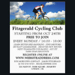 Fietser in het Gras, Fietsclub Reclame Flyer<br><div class="desc">Fietser op Gras,  Fietsclub Reclamefolders Door De Zakkaart Winkel.</div>