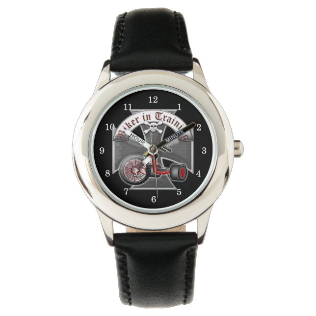 Fietser in opleiding horloge (Voorkant)