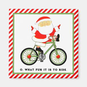 fietser kerstcadeautjes magneet