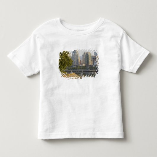Fietser langs het Seawall Trail in het centrum Kinder Shirts (Voorkant)