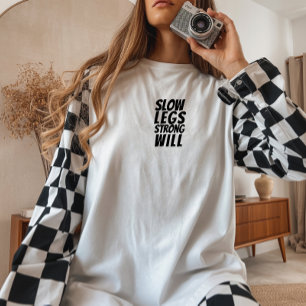 Fietser meisje ironie zwart Tri-Blend shirt