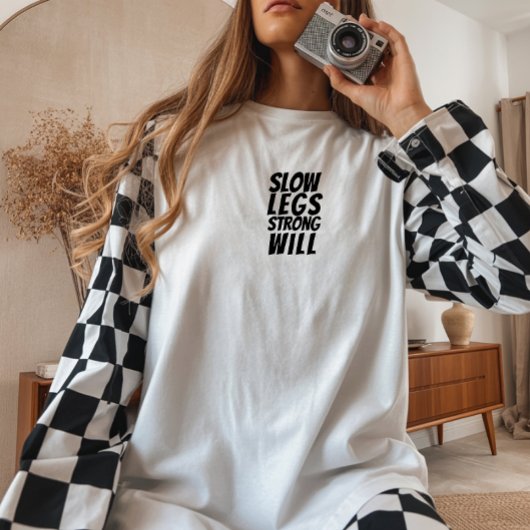 Fietser meisje ironie zwart Tri-Blend shirt