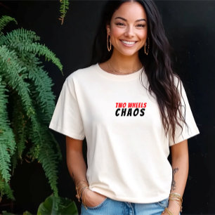 Fietser meisje ironie zwart Tri-Blend shirt