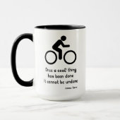 Fietser Moderne Chic Fiets Grappig Cool Ding Naam Mok (Links)