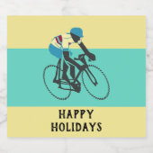 Fietser nr. 3 bier etiket (Enkel label)