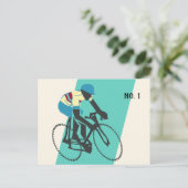 Fietser nr. 3 briefkaart (Staand voorkant)
