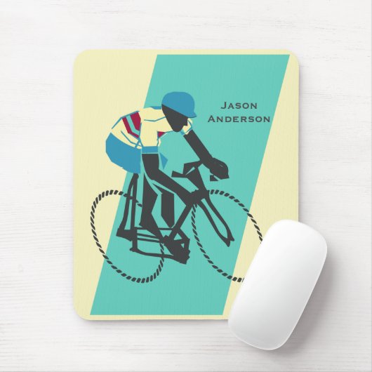 Fietser nr. 3 muismat (Met muis)