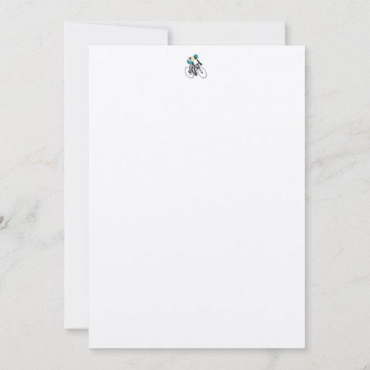 Fietser nr. 3 notitiekaartje (Achterkant)